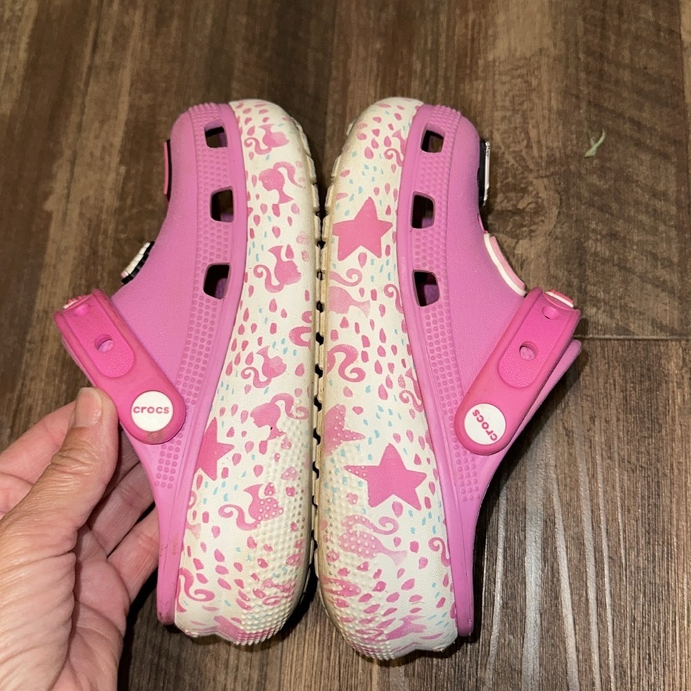 Little Girl Barbie Crocs‎ C13 - Picture 5 of 7